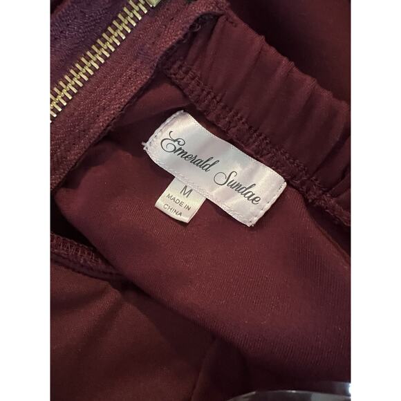 Emerald Sunday Sleeveless Evening Brides Maid Sleeveless Long Dress MEDIUM Slit - Picture 4 of 14